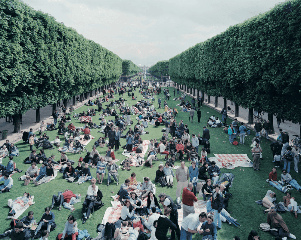 Massimo Vitali, ‘Picnic Allee’, 2002, Photography, Offset Lithograph on Consort Royal 300gm paper, null, 
