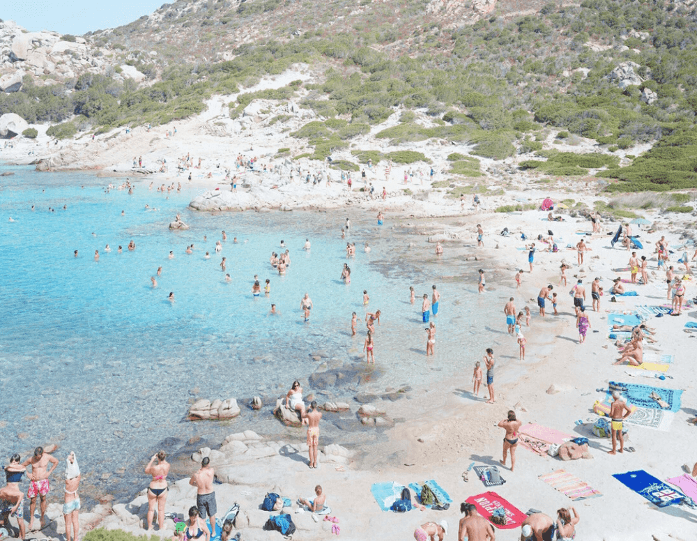 Massimo Vitali, ‘Spargi Cala Corsara’, 2013, Photography, Archival pigment print archivally face-mounted to Diasec, null, Numbered