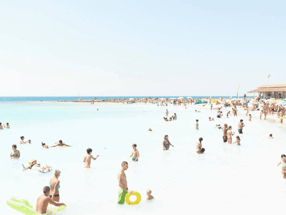 Massimo Vitali, ‘Spiagge Bianche’, 2020, Photography, Chromogenic print with a Diasec mount, null, 