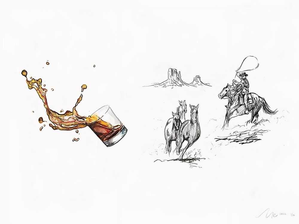 Matt McCormick, ‘Forge Your Own Chains’, 2023, Print, Giclee Print On Moab Entrada Rag White Paper 190, null, Numbered