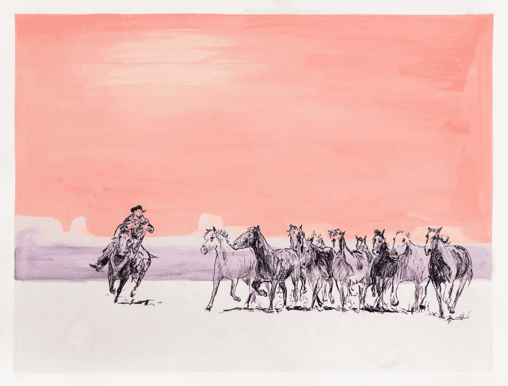 Matt McCormick, ‘Right Time, No Vacancy’, 2024, Print, Hand Painted Artist Embellished Print With Watercolor on Hahnemühle William Turner 310 Gsm Paper

, Self Released, Numbered