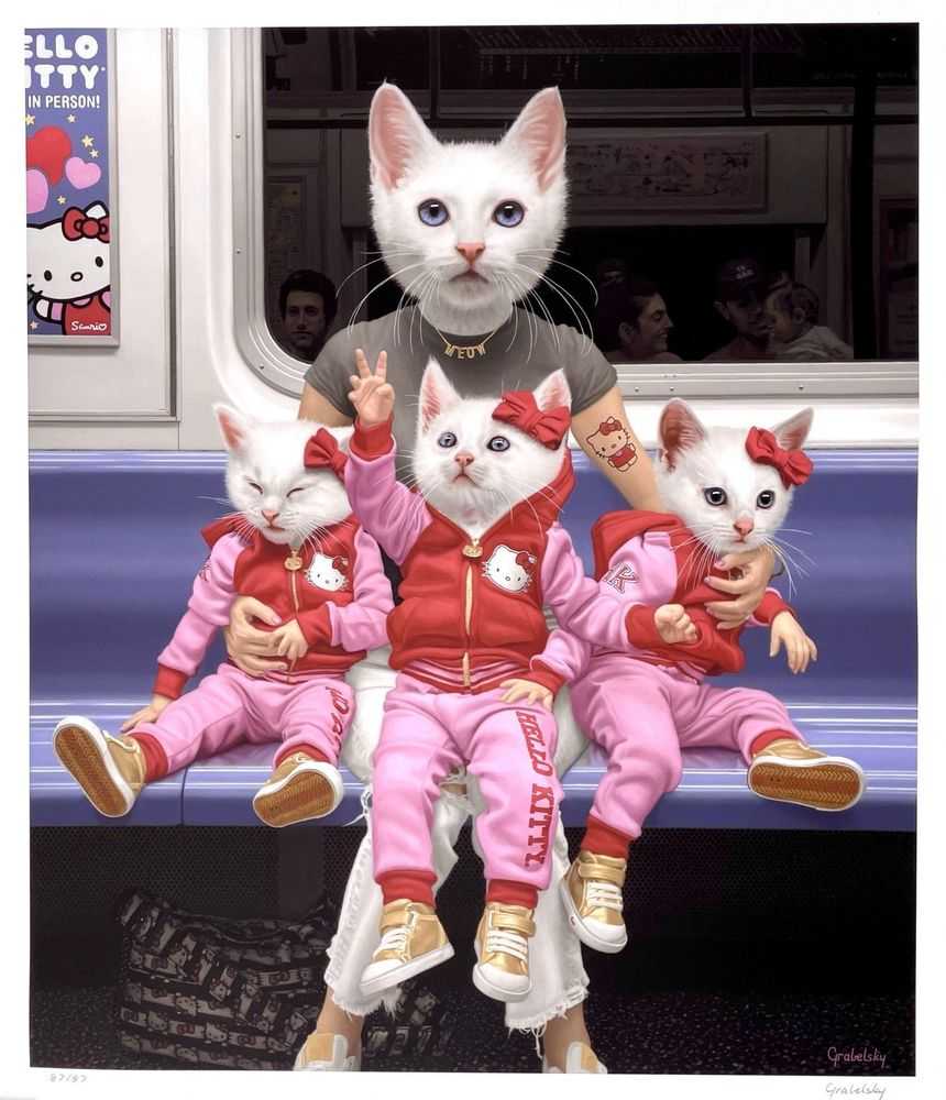 Matthew Grabelsky, ‘Hello Kitties (AP)’, 2021, Print, Fine art print on Signa Smooth 300gsm, null, Numbered