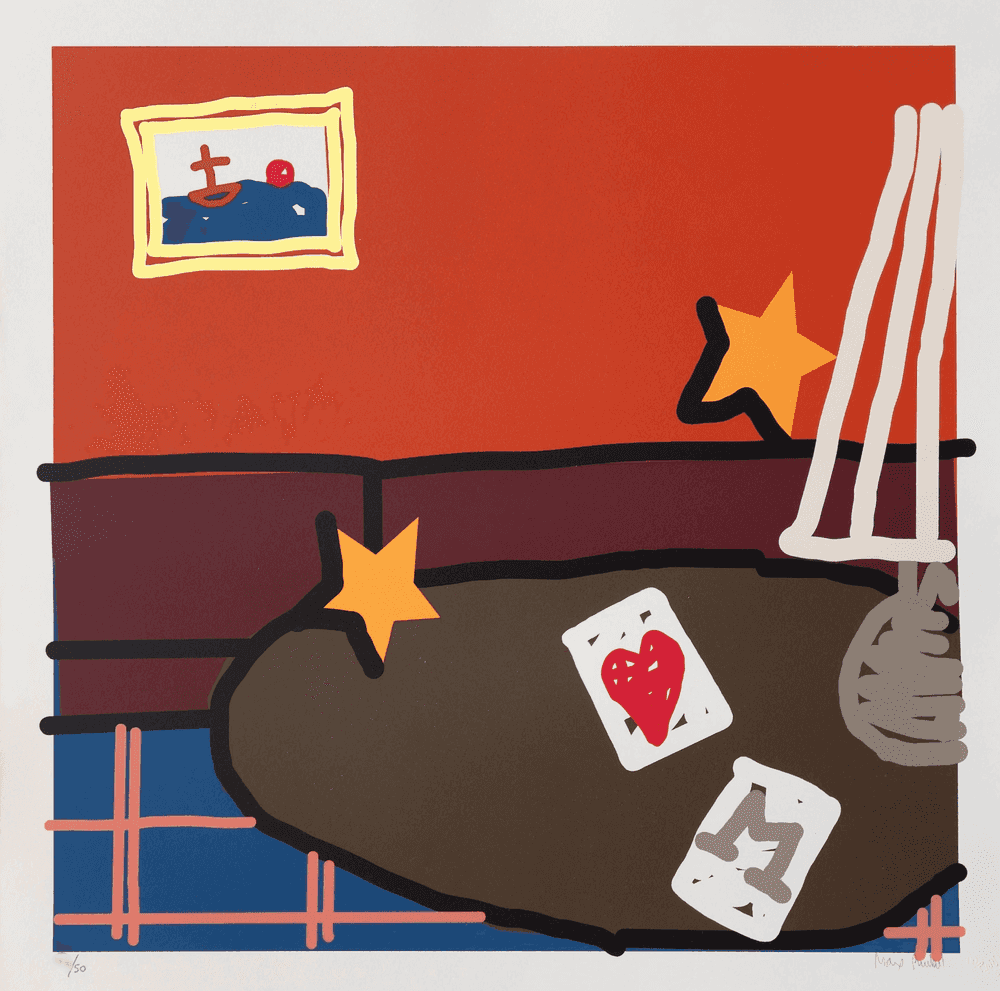 Max Rumbol, ‘Crown And Anchor’, 05-02-2020, Print, 20 layer screenprint on somerset satin rag pape, Moosey Art, Numbered