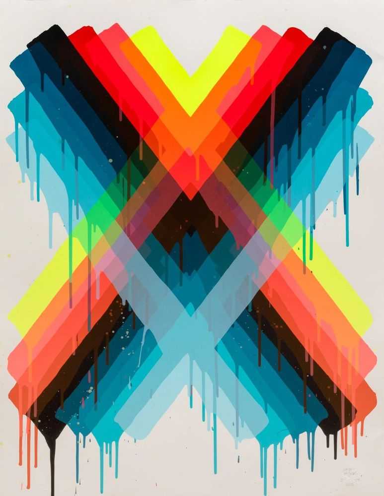 Maya Hayuk, ‘Monoprint’, 2026, Print, 8-color Hand-pulled screen print on Somerset tub-size, 410 gsm, Louis Buhl & Co, Numbered