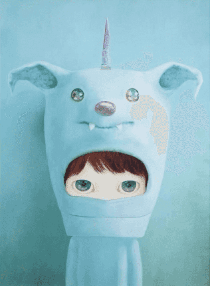Mayuka Yamamoto, ‘Blue Monster’, 2019, Print, Lithograph, Gallery Tsubaki, Numbered