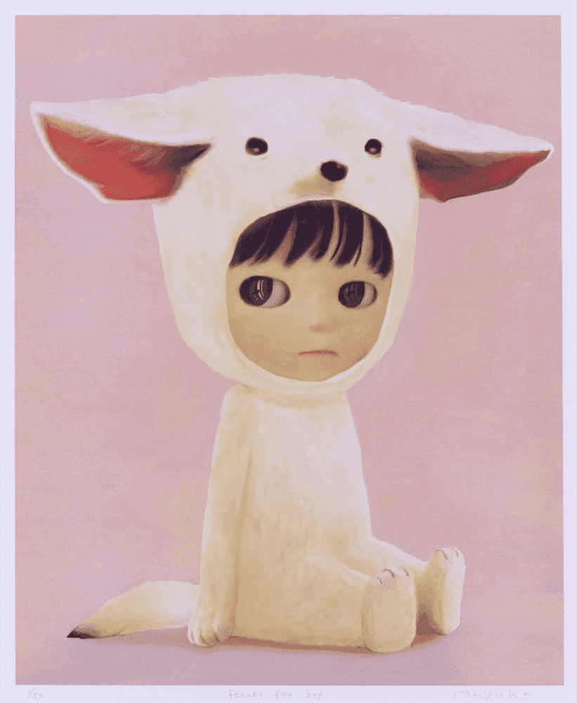 Mayuka Yamamoto, ‘Fennec Fox Boy’, 2019, Print, Lithograph, GallerySP, Numbered