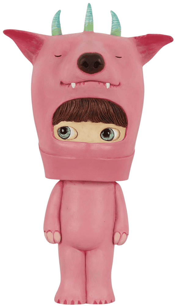 Mayuka Yamamoto, ‘Pink Monster (Figure)’, 2021, Sculpture, Polystone, How2work, Numbered