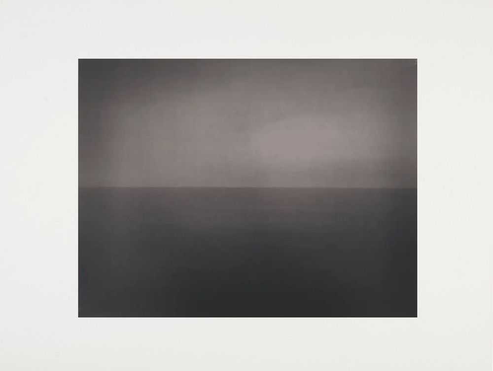 Hiroshi Sugimoto, ‘Mediterranean Sea, Crete (Time Exposed)’, 1991, Photography, Offset lithograph flush-mounted on board, Kyoto Shoin Co., 