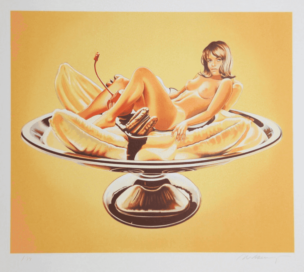 Mel Ramos, ‘Banana Split ’, 2000, Print, Lithograph, null, Numbered