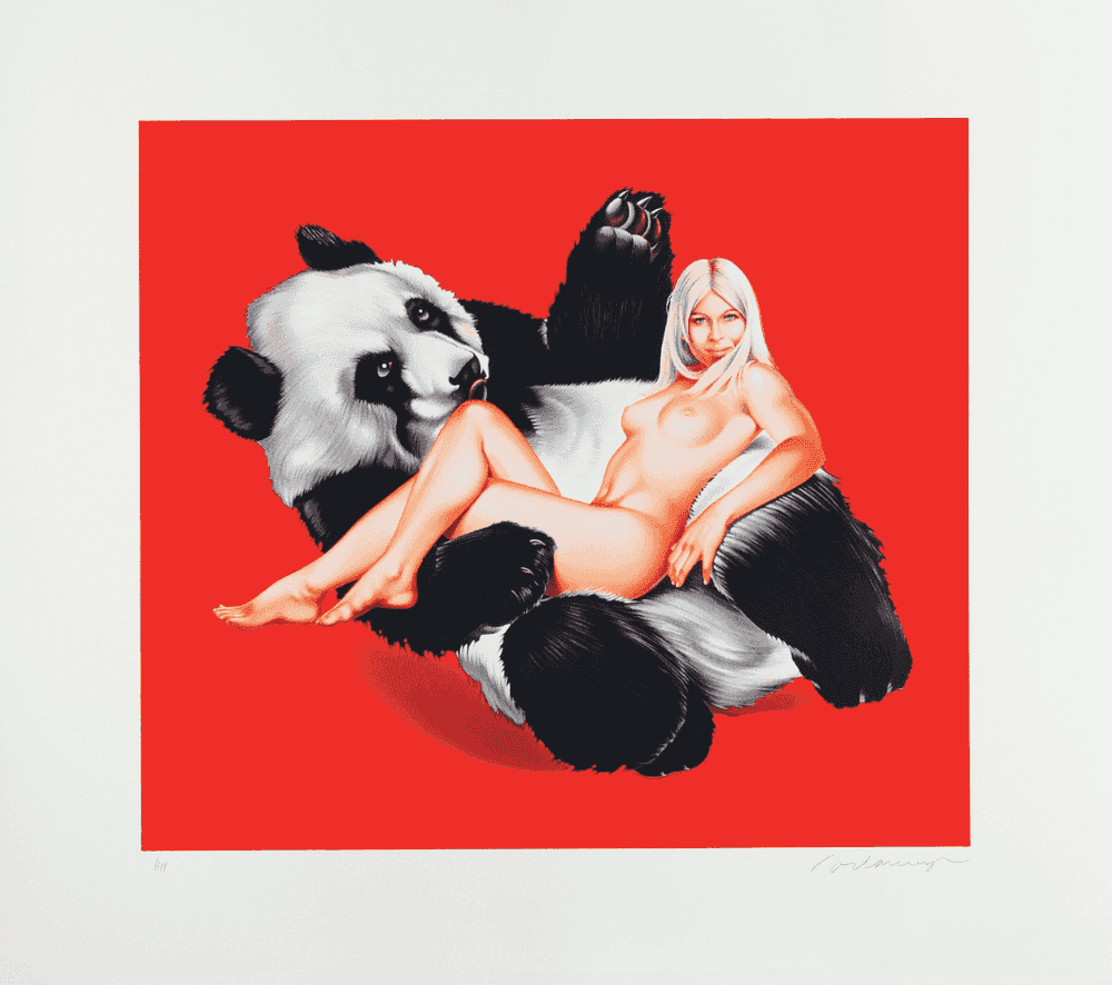 Mel Ramos, ‘Giant Panda’, 2012, Print, Lithograph, null, Numbered