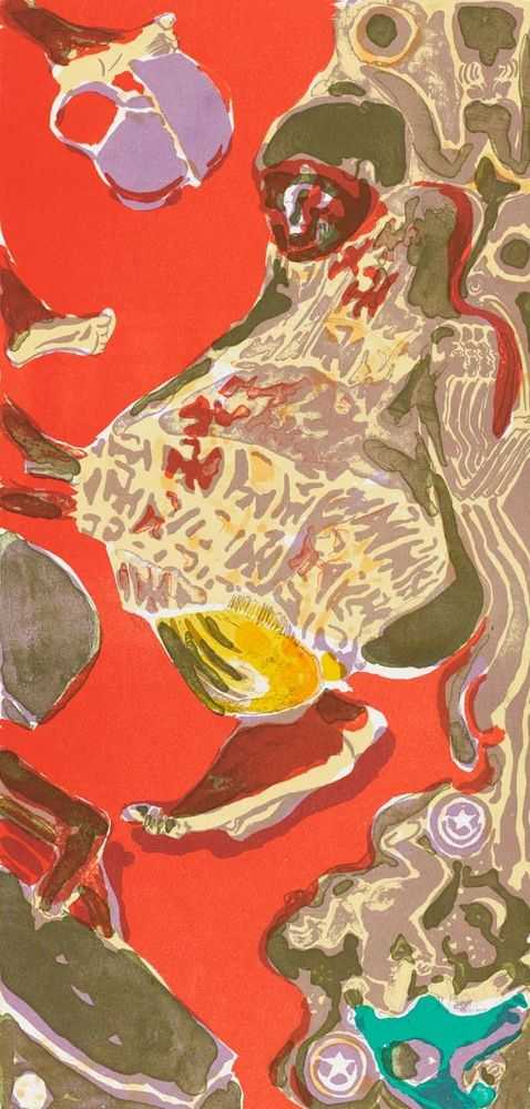 Michael Armitage, ‘Dream And Refuge’, 06-07-2020, Print, Five-colour lithograph on Somerset warm white velvet 400gsm paper, White Cube, Numbered