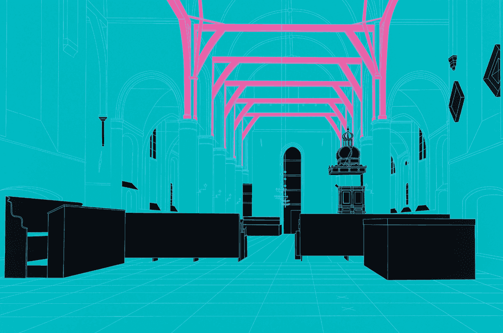 Michael Craig-Martin, ‘Saenredam (Turquoise Blue)’, 2022, Print, Pigment print on Somerset Satin Photo Paper 300gsm, Cristea Roberts Gallery, Numbered, Dated