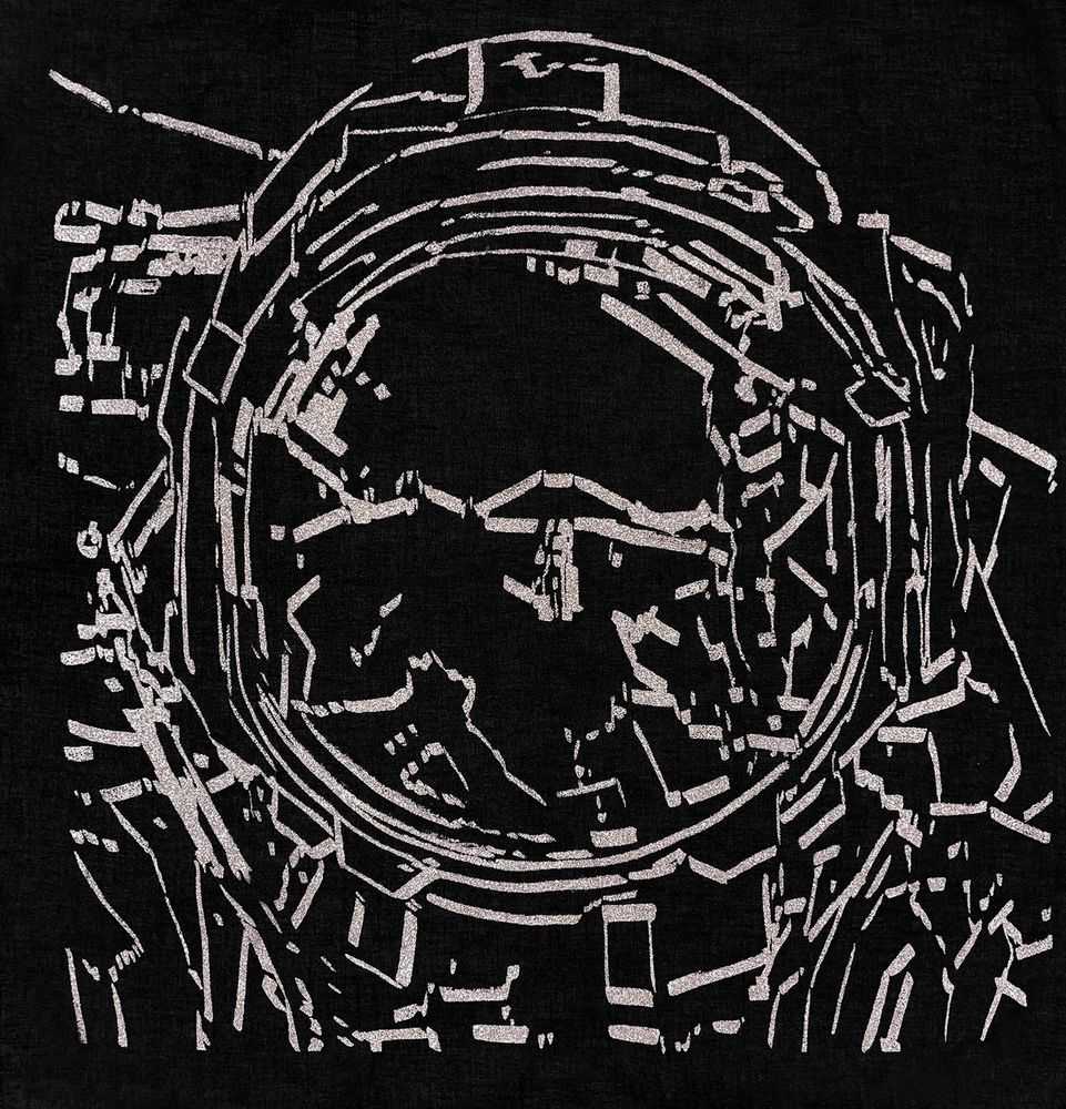 Michael Kagan, ‘Silk Scarf’, 2021, Collectible, Screenprint on 100% silk twill, Paola Hernández, 