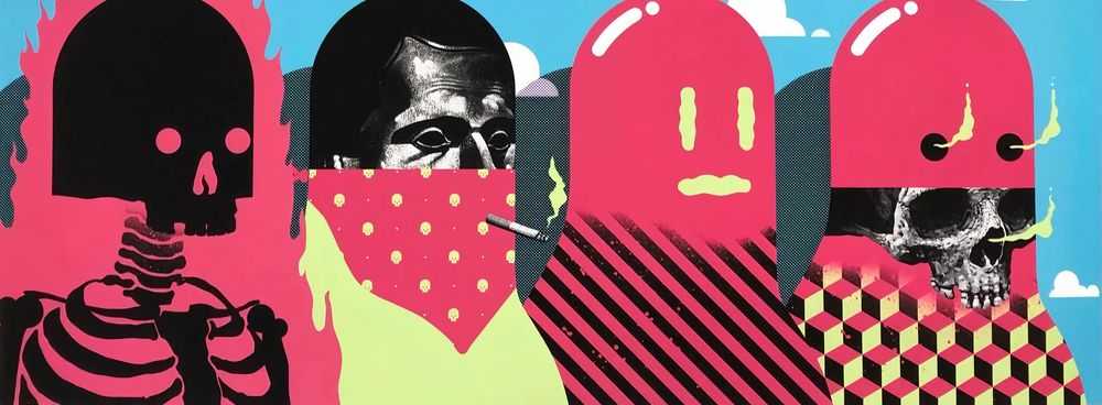 Michael Reeder, ‘Cyber Bandits’, 2022, Print, Screenprint, Self-released, Numbered