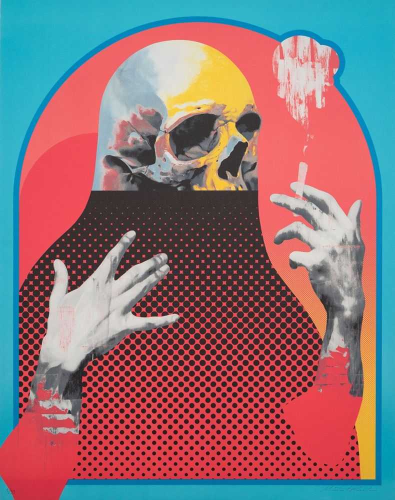 Michael Reeder, ‘Eternal Paradise’, 20-08-2020, Print, 7-colors lithograph printed with Marinoni lithographic press, on hand cut paper BFK Rives 300g, Print Them All, Numbered