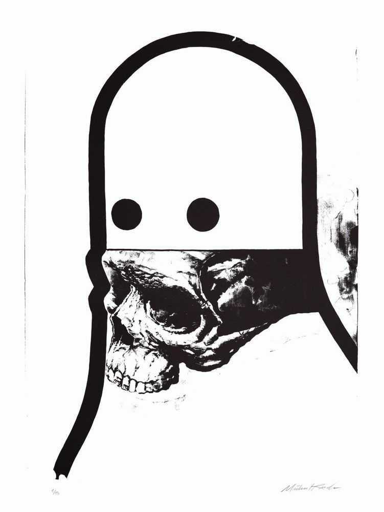 Michael Reeder, ‘False Prophet (Original)’, 02-12-2019, Print, Lithograph 2 colors printed with Marinoni lithographic press, hand cut on BFK Rives 270gsm, Print Them All, Numbered
