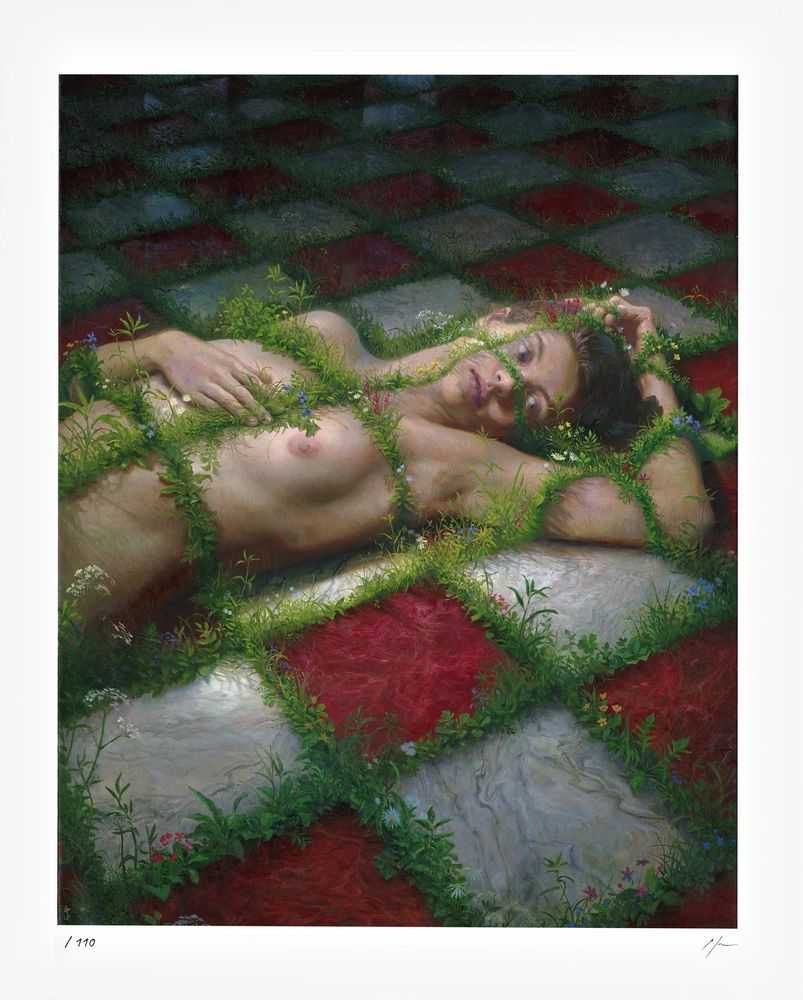 Miles Johnston, ‘Overgrown (Medium)’, 01-01-1900, Print, Presented on acid-free, archival German Etching Giclée paper from Hahnemühle, null, Numbered