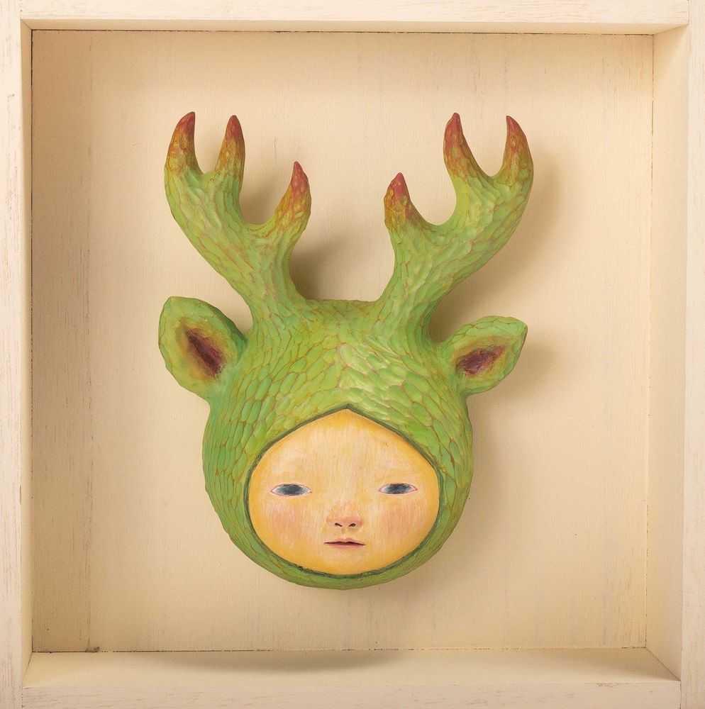Moe Nakamura, ‘Grow Horns’, 2020, Sculpture, Polystone powder resin, Gallery Tsubaki, Numbered