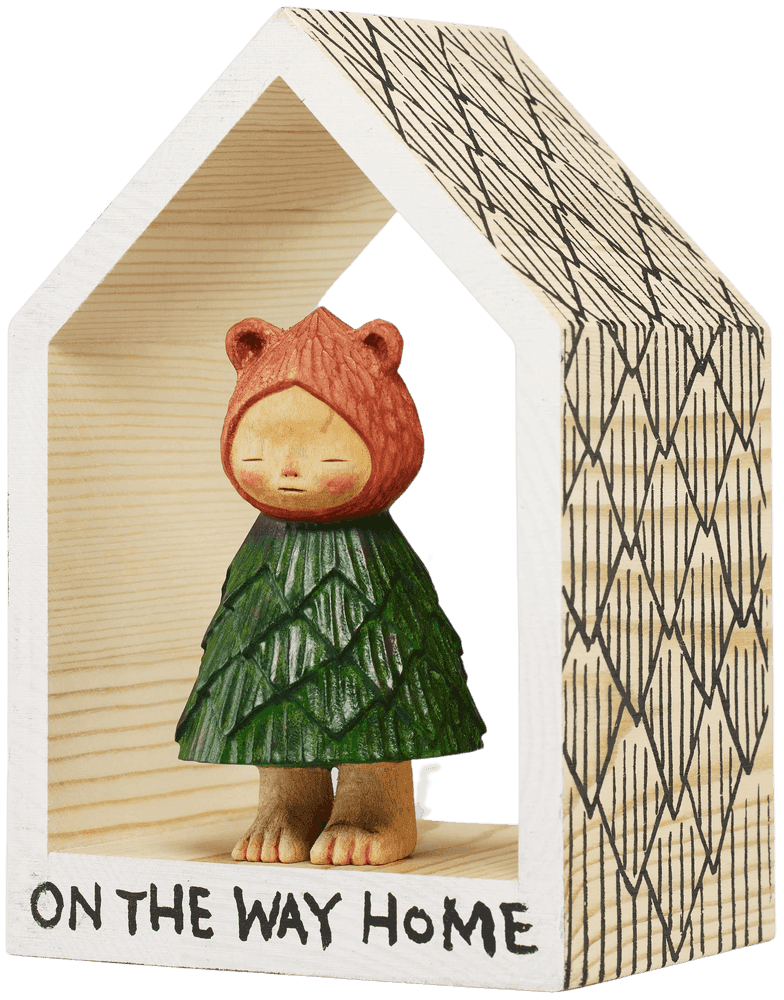 Moe Nakamura, ‘On The Way Home’, 2020, Sculpture, Maple Wood, Gallery Tsubaki, Numbered