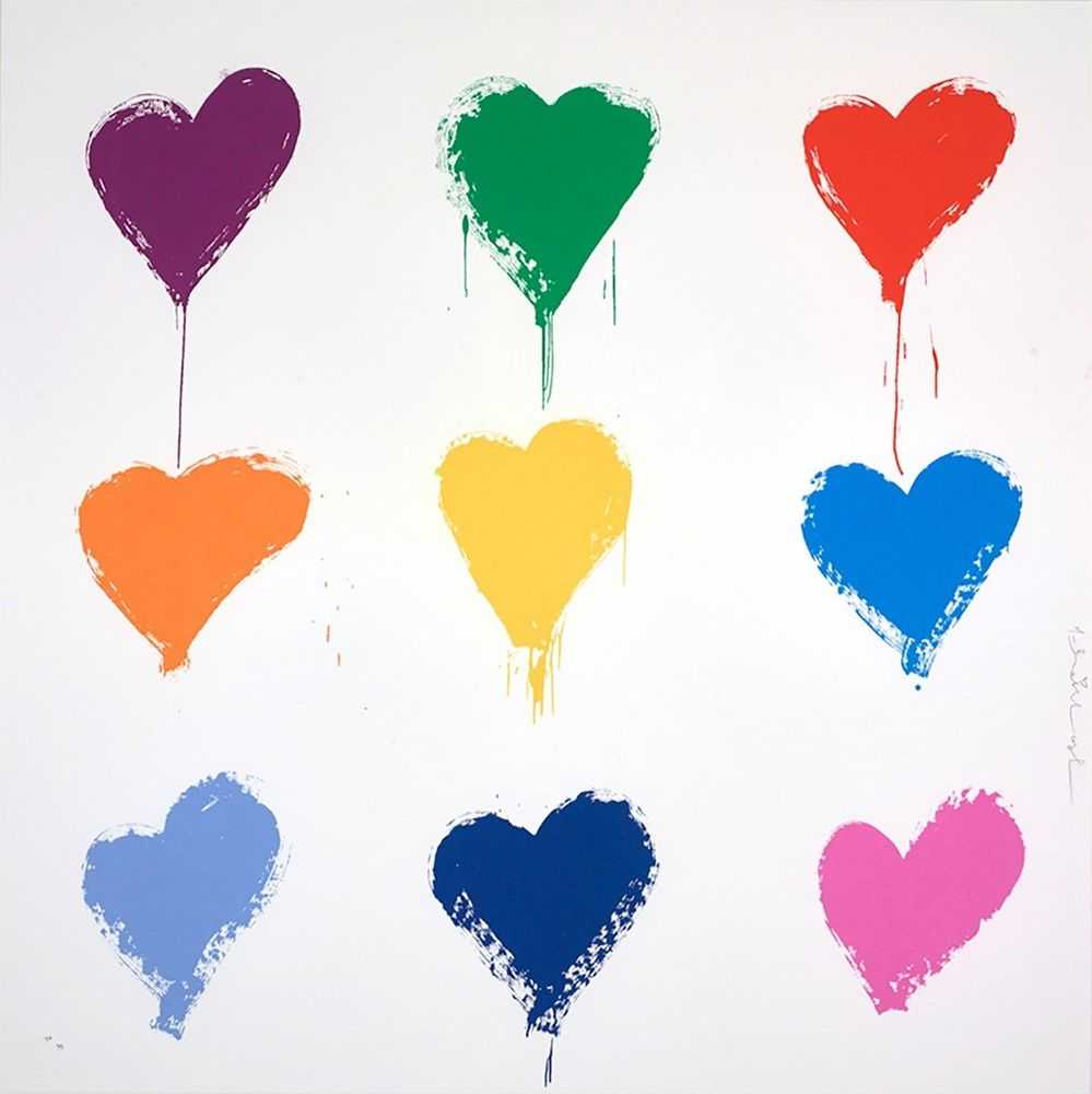 Mr. Brainwash, ‘All You Need Is He(art) (22 x 22)’, 14-02-2021, Print, 9 Color Silkscreen on Archival Paper, Self-released, Numbered
