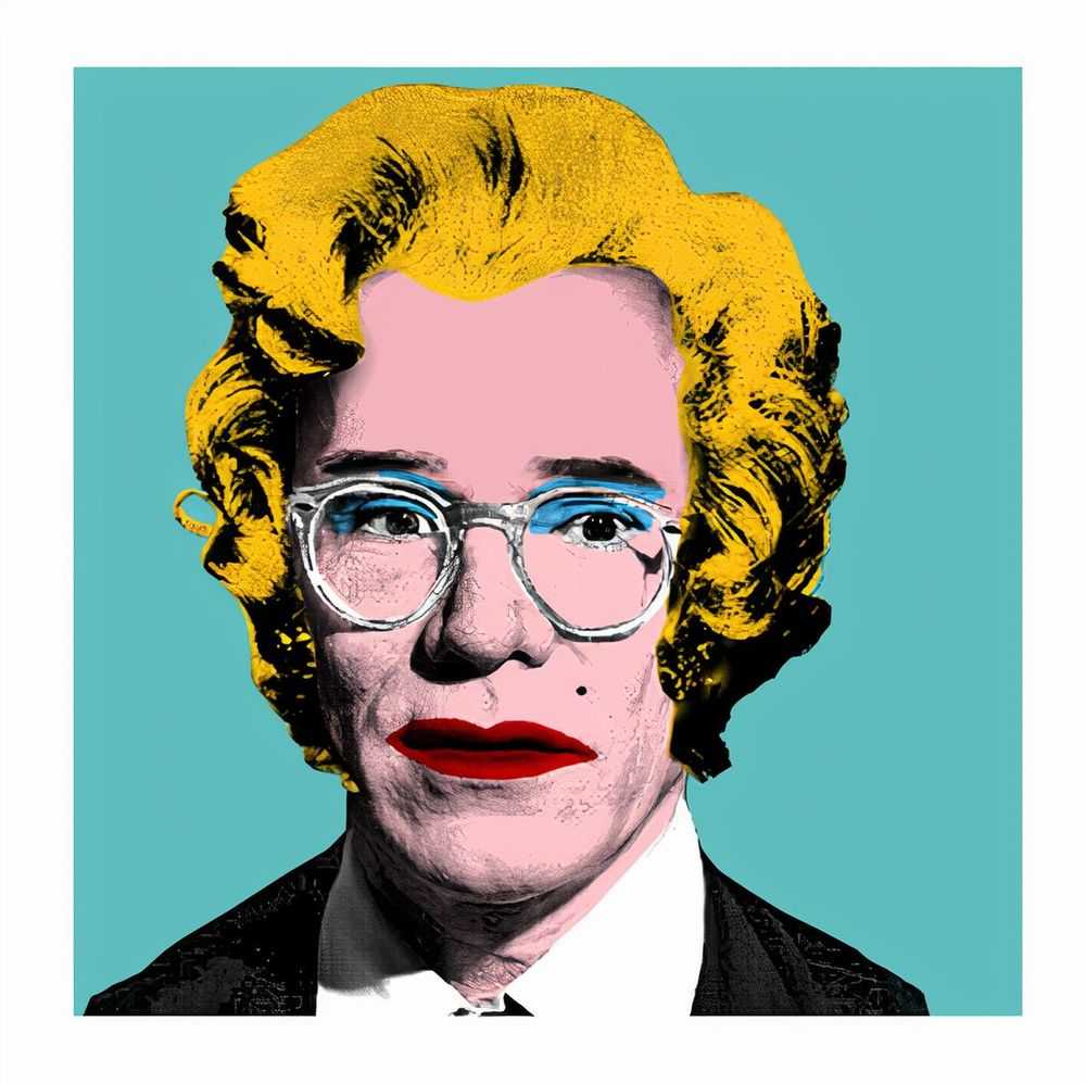 Mr. Brainwash, ‘Andy Warhol’, 2009, Print, Six colour screenprint on square hand torn textured archival art paper, Self-released, Numbered