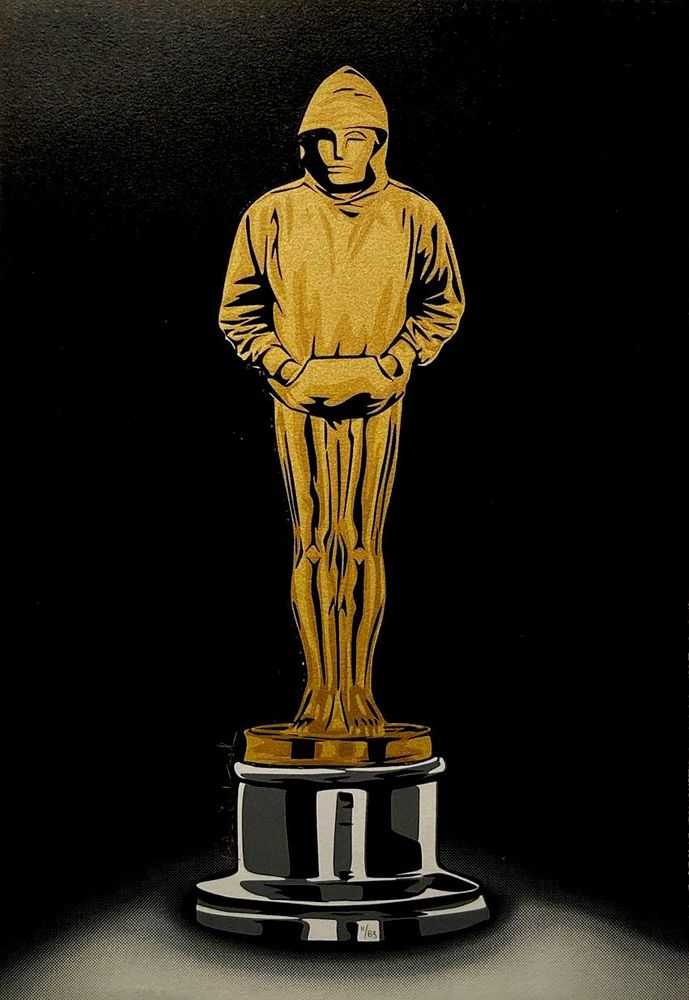 Mr. Brainwash, ‘Anonymous’, 2011, Print, A six-colour screen print on deckled edge archival art paper, printed with gold ink and gloss varnish, Self-released, Numbered