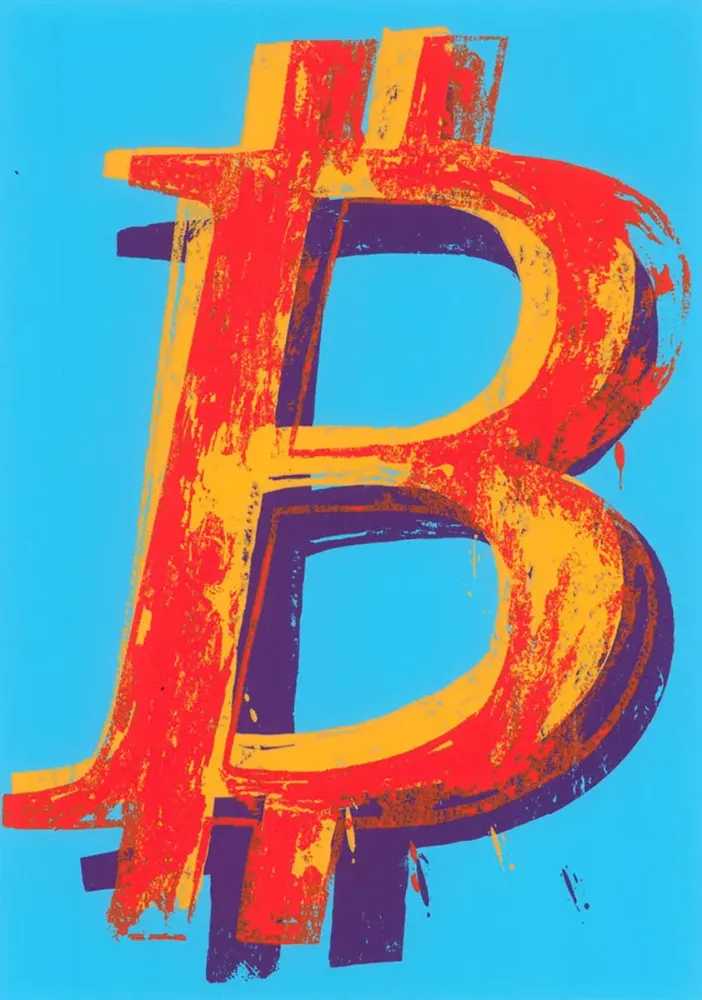 Mr. Brainwash, ‘Bitcoin (Blue)’, 2022, Print, Silkscreen on Paper, null, Numbered