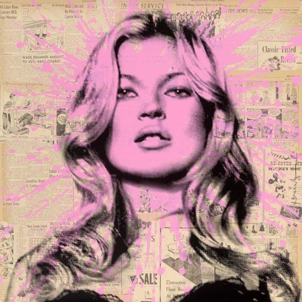 Mr. Brainwash, ‘Cover Girl’, 2011, Print, Five-colour screen print on hand-torn archival art paper, Self-released, Numbered