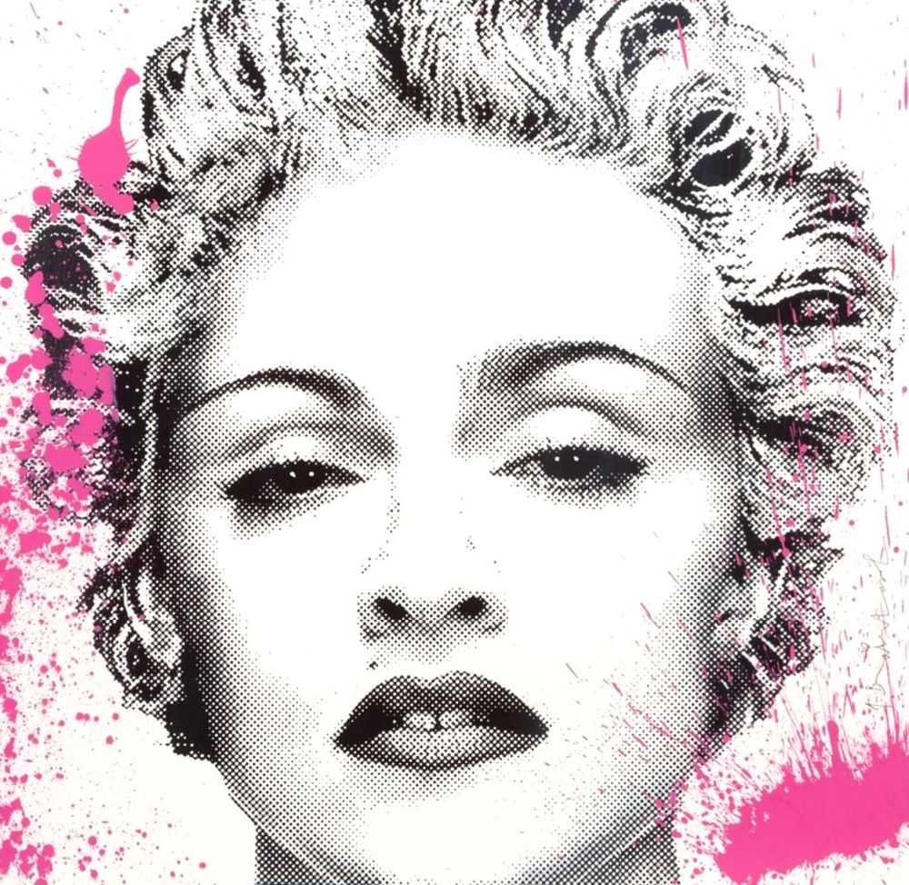 Mr. Brainwash, ‘Happy B Day Madonna (Pink)’, 17-08-2017, Print, One colour screen prints, hand-finished by the artist on hand-torn archival art paper, Self-released, Numbered