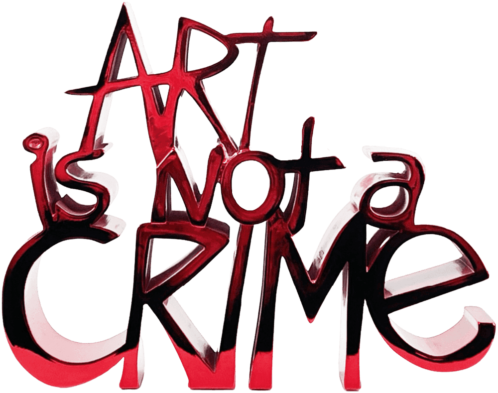 Mr. Brainwash, ‘Hard Candy (Red)’, 06-09-2021, Sculpture, Chrome-painted resin, Self-released, Numbered