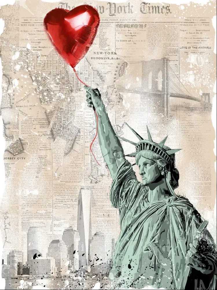 Mr. Brainwash, ‘Heart & Soul (Paper)’, 02-04-2020, Print, Silkscreen on paper, Self-released, Numbered