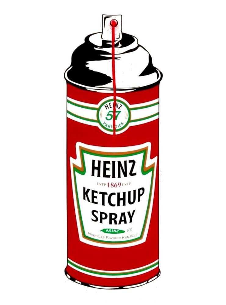 Mr. Brainwash, ‘Heinz Ketchup Spray’, 2010, Print, Hand-finished screenprint, Self-released, Numbered