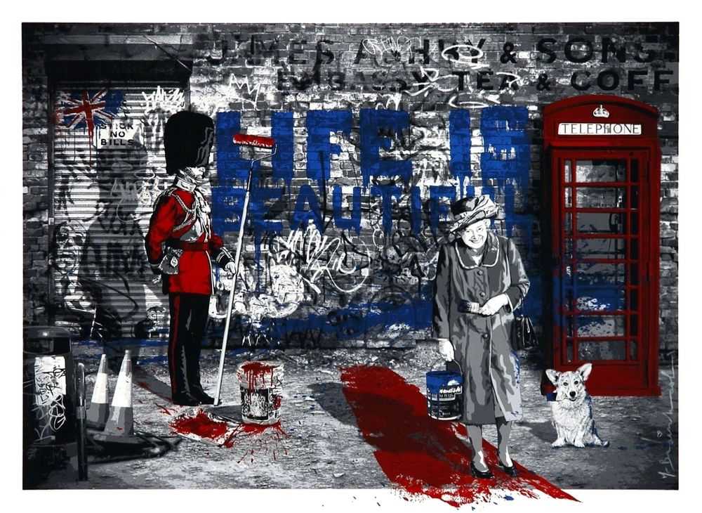Mr. Brainwash, ‘Jubilation’, 2012, Print, Eight-colour screen print on deckled edge archival art paper, Self-released, Numbered