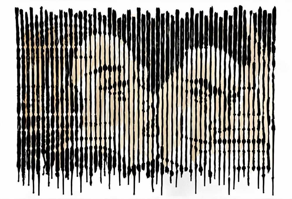 Mr. Brainwash, ‘Lichtenline’, 2009, Print, Screen print on hand torn textured archival art paper hand stained, and finished with paint, Self-released, Numbered, Handfinished