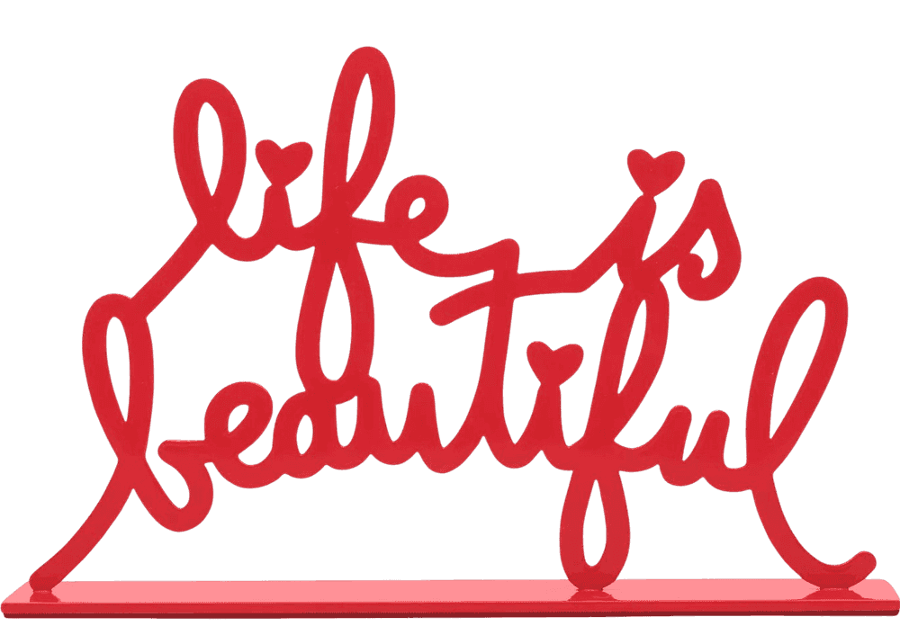 Mr. Brainwash, ‘Life is Beautiful (Pink - 2022)’, 2022, Sculpture, Coated metal sculpture, null, Numbered
