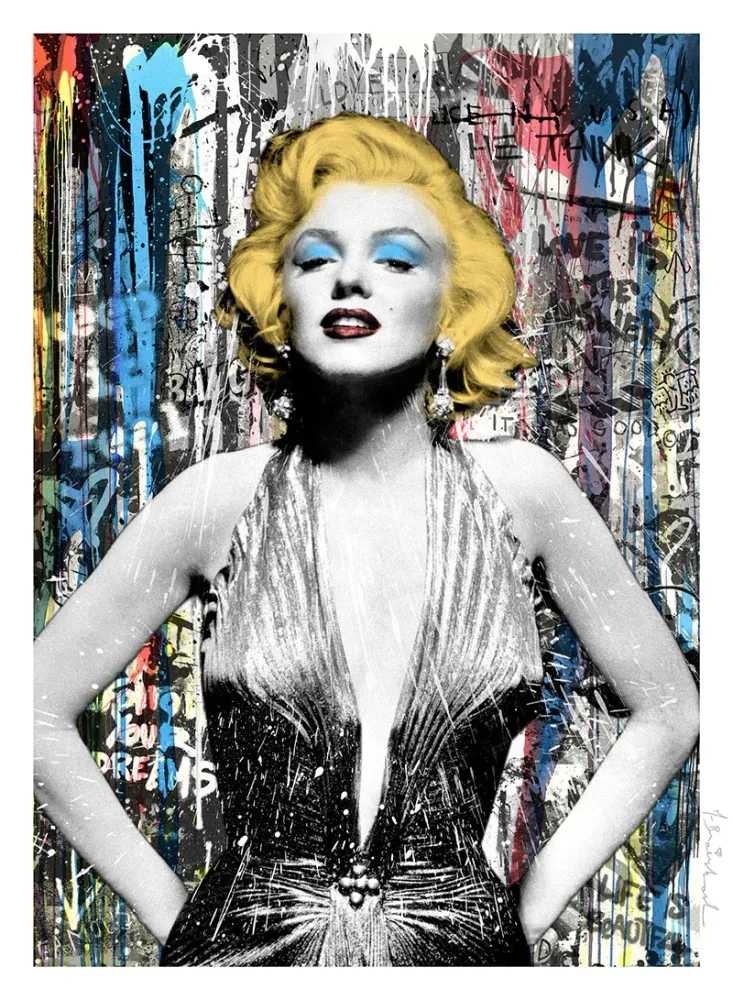 Mr. Brainwash, ‘Marilyn For Ever’, 01-06-2021, Print, 7 Color Silkscreen on Archival Paper, Self-released, Numbered
