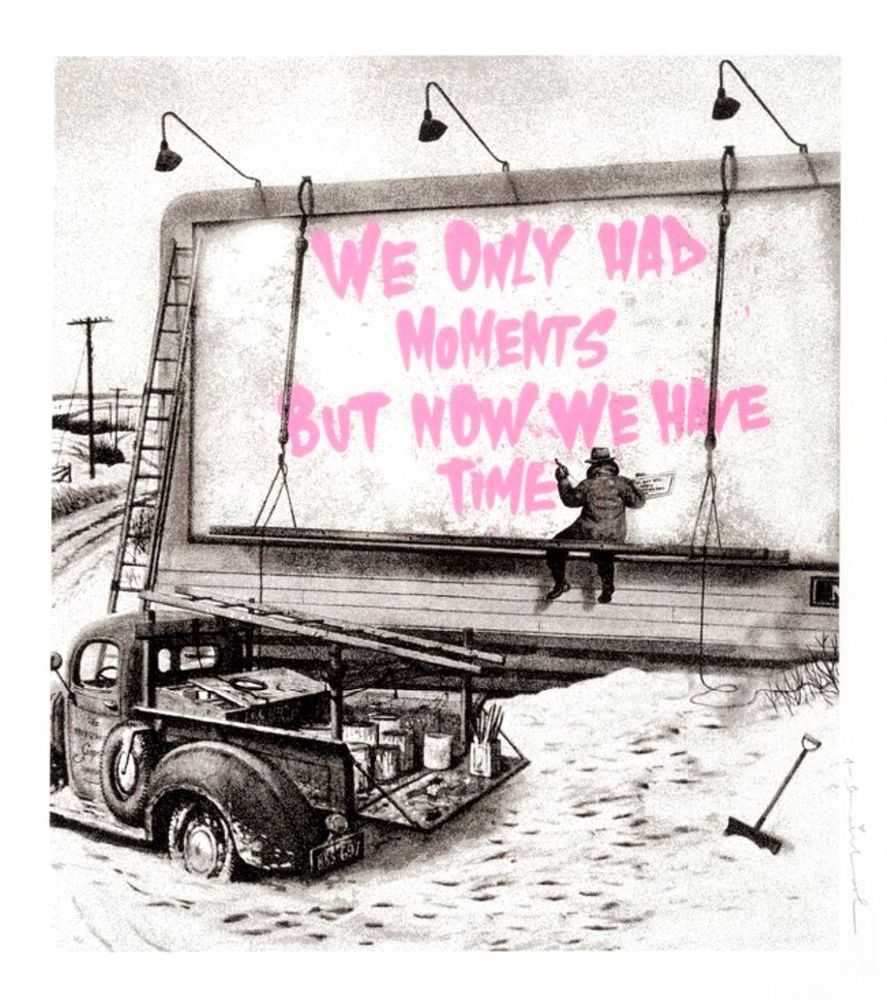Mr. Brainwash, ‘Now Is The Time (Pink)’, 13-05-2020, Print, Screenprint on paper, Self-released, Numbered