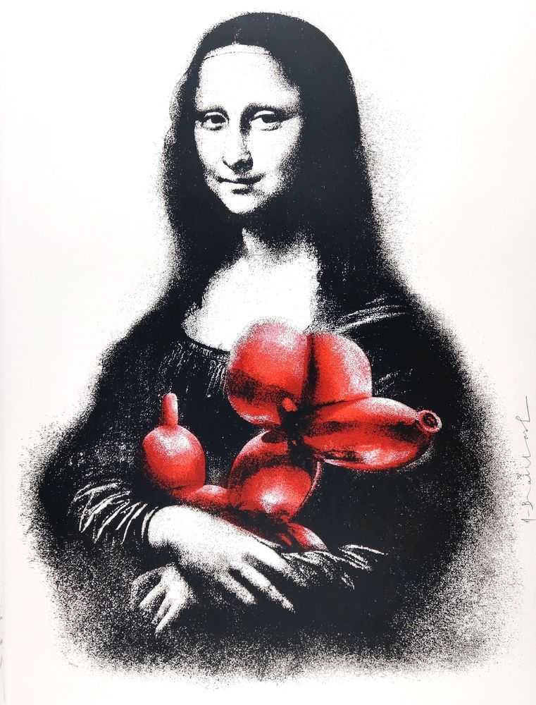 Mr. Brainwash, ‘Rescue (Red)’, 02-05-2019, Print, Five-colour screen print on hand-torn archival art paper, Self-released, Numbered