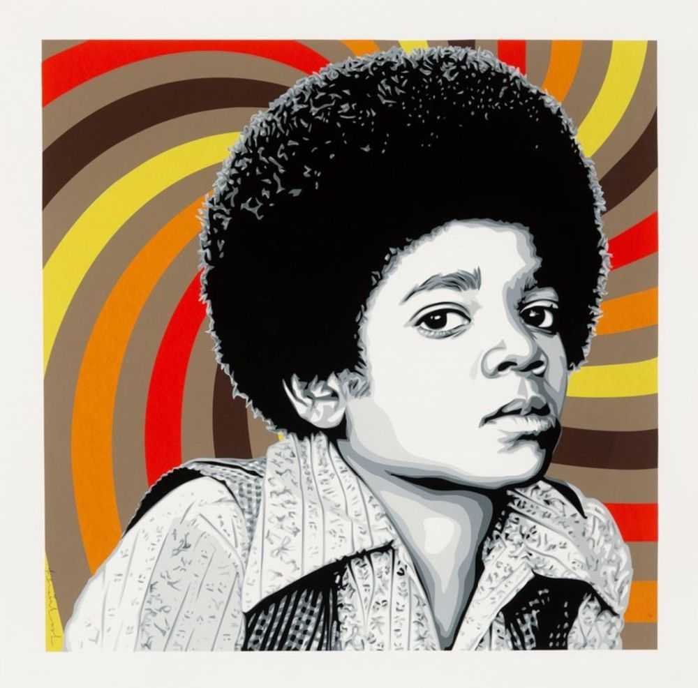 Mr. Brainwash, ‘Rock With You (Brown)’, 2012, Print, Eight-colour screen print on hand-torn archival art paper, Self-released, Numbered