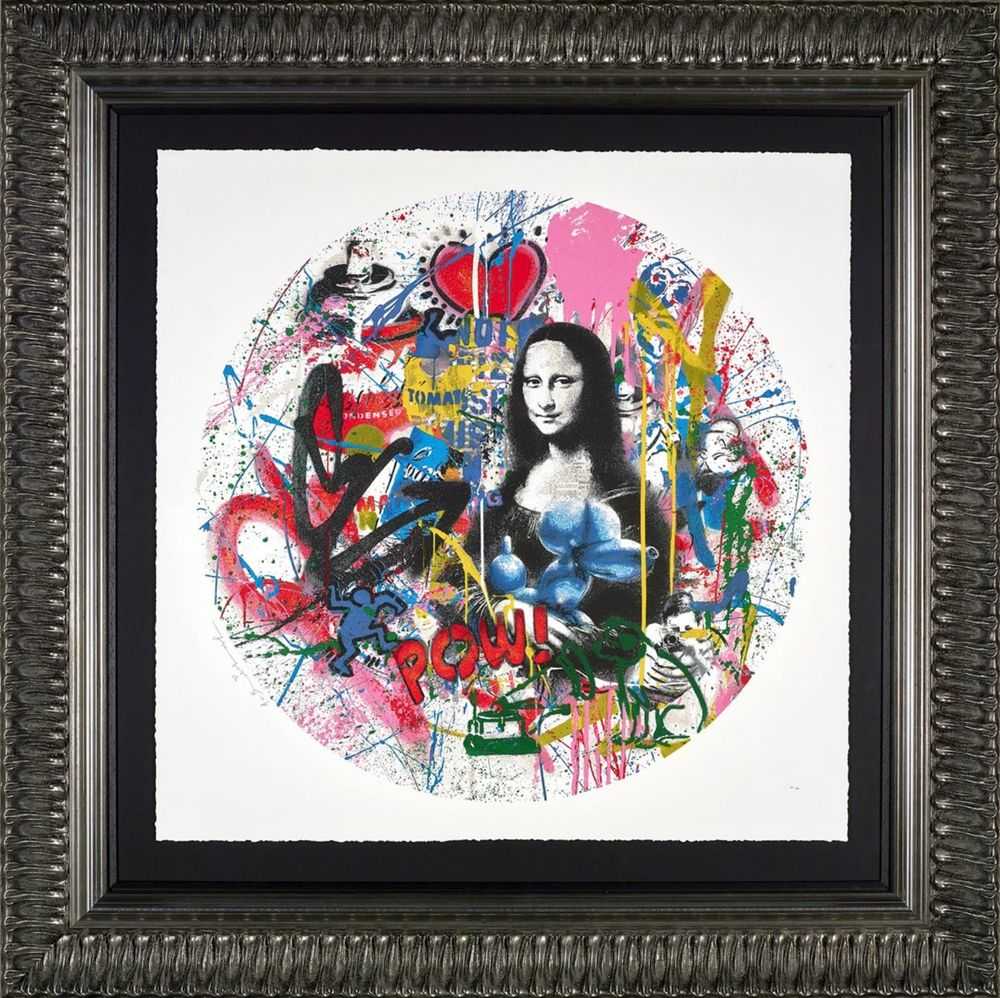 Mr. Brainwash, ‘Roundabout - Mona Lisa’, 2021, Print, Silkscreen, null, Numbered, Framed