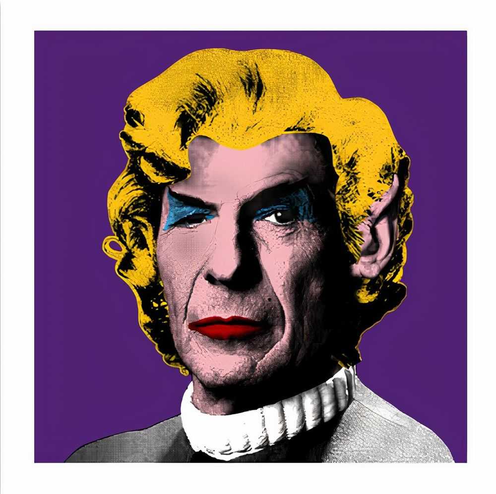 Mr. Brainwash, ‘Spock’, 2009, Print, Six colour screenprint on square hand torn textured archival art paper, Self-released, Numbered