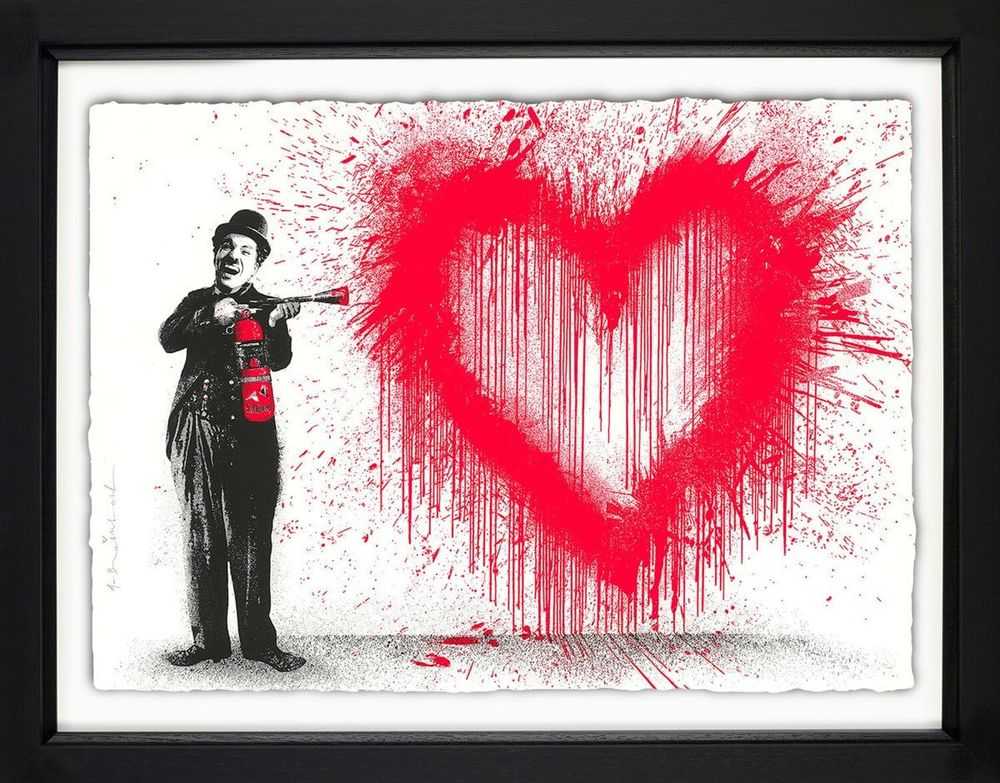 Mr. Brainwash, ‘Spray Love’, 2021, Print, Silkscreen, null, Numbered, Framed
