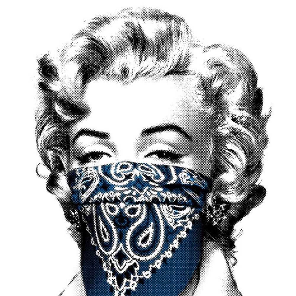 Mr. Brainwash, ‘Stay Safe (Blue)’, 01-06-2020, Print, Two color screenprint on archival paper, Self-released, Numbered