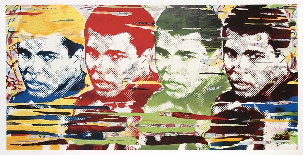 Mr. Brainwash, ‘The Greatest’, 2014, Print, Eighteen-colour screen-print on hand torn archival art paper, Self-released, Numbered