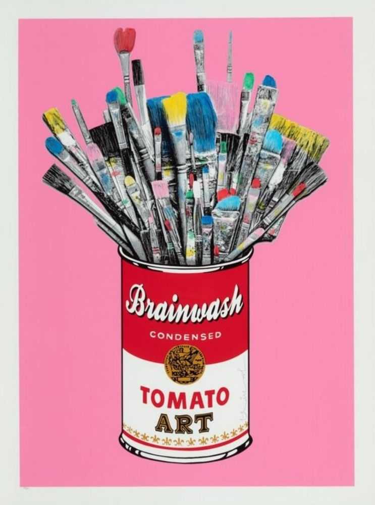 Mr. Brainwash, ‘Tomato Pop (Pink)’, 2023, Print, Screenprint in colours on Archival Art paper, null, Numbered