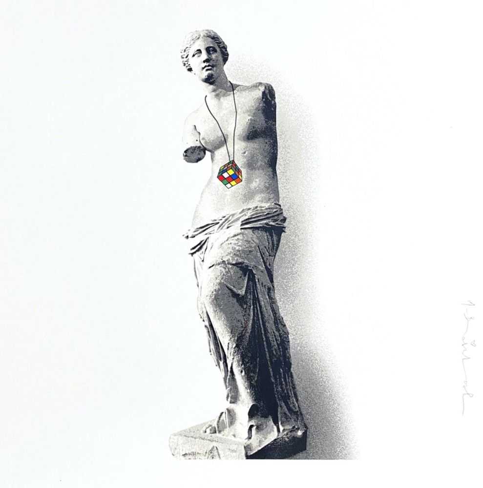 Mr. Brainwash, ‘Venus’, 28-01-2021, Print, Screenprint on hand-torn archival paper, Self-released, Numbered