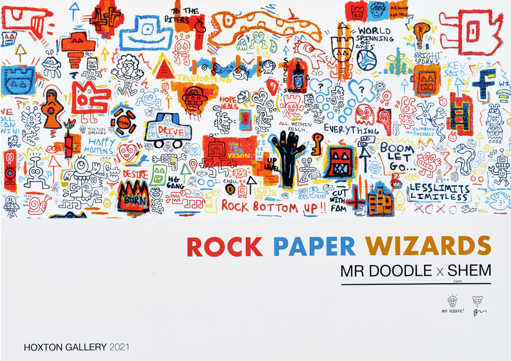 Mr. Doodle, ‘Paper Wizards (Signed)’, 2021, Print, Offset lithograph printed in colours, Hoxton Gallery, Numbered