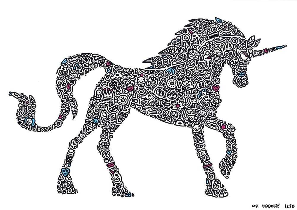 Mr. Doodle, ‘Unidoodle’, 2017, Print, Digital print, Self released, Numbered