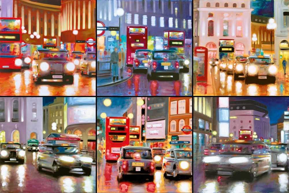 Neil Dawson, ‘Night Time In The City’, 2015, Print, Fine art print, Castle Fine Art, Numbered, Framed