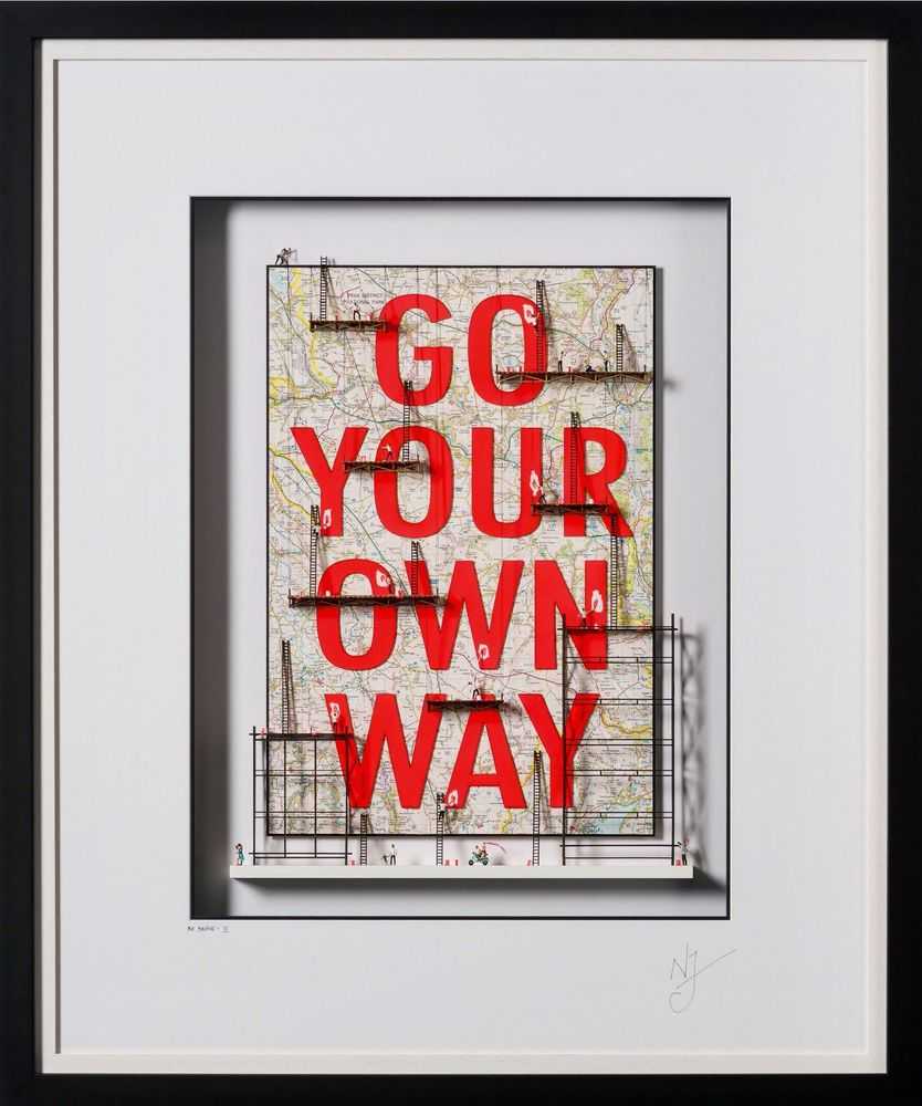 Nic Joly, ‘Be Brave II’, 2023, Sculpture, 3D Wall sculpture, Castle Fine Art, Numbered